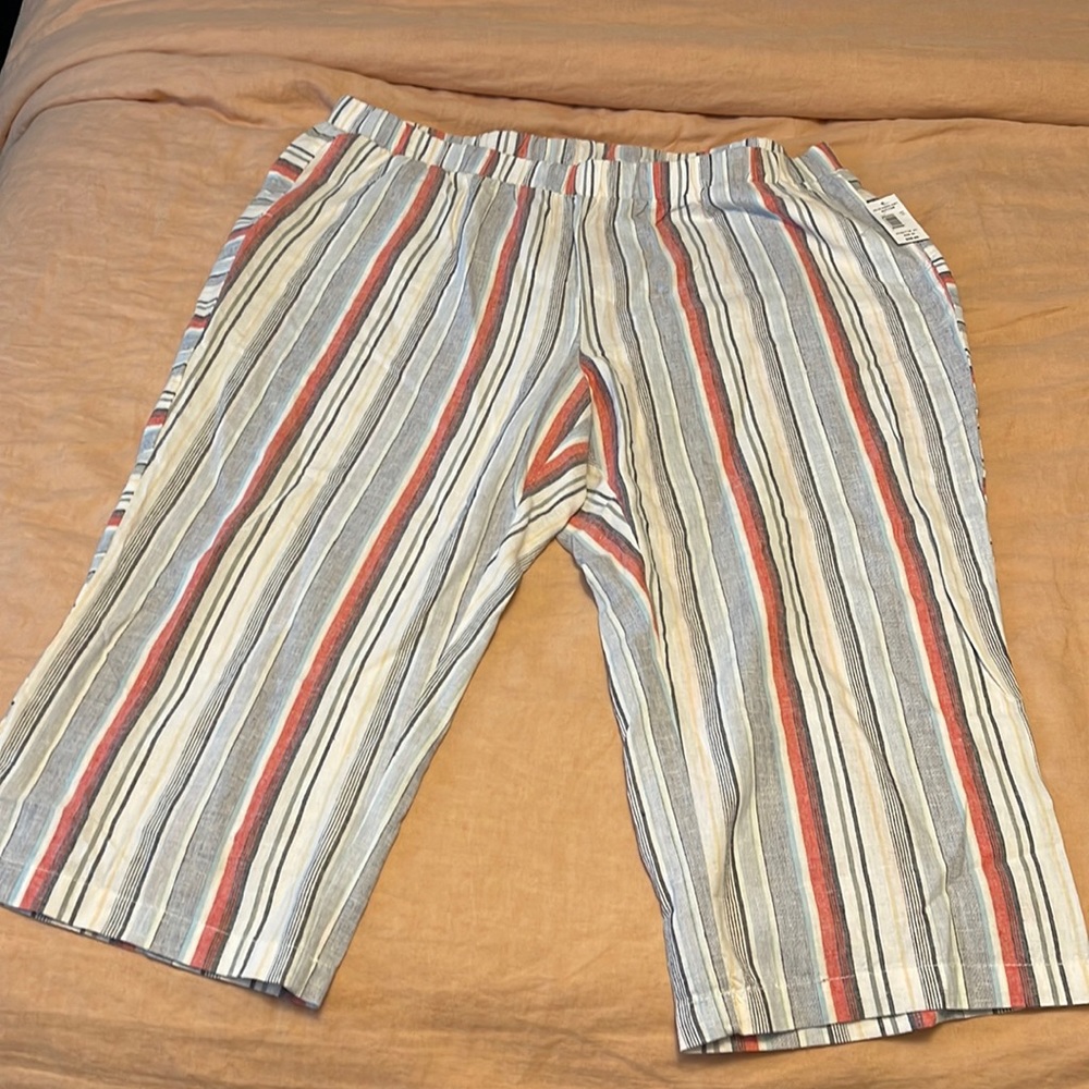 Cafe Marrakesh linen capris